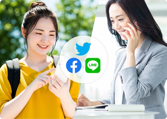 企業担当者との1on1でつながる